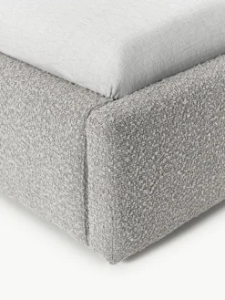 Westwing Collection Bouclé-Einzelbett Cloud