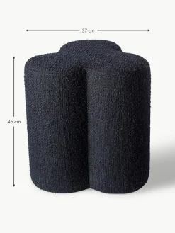 Pols Potten Bouclé-Hocker Clover