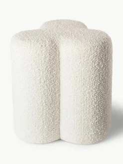 Pols Potten Bouclé-Hocker Clover