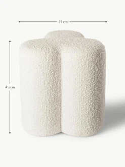 Pols Potten Bouclé-Hocker Clover