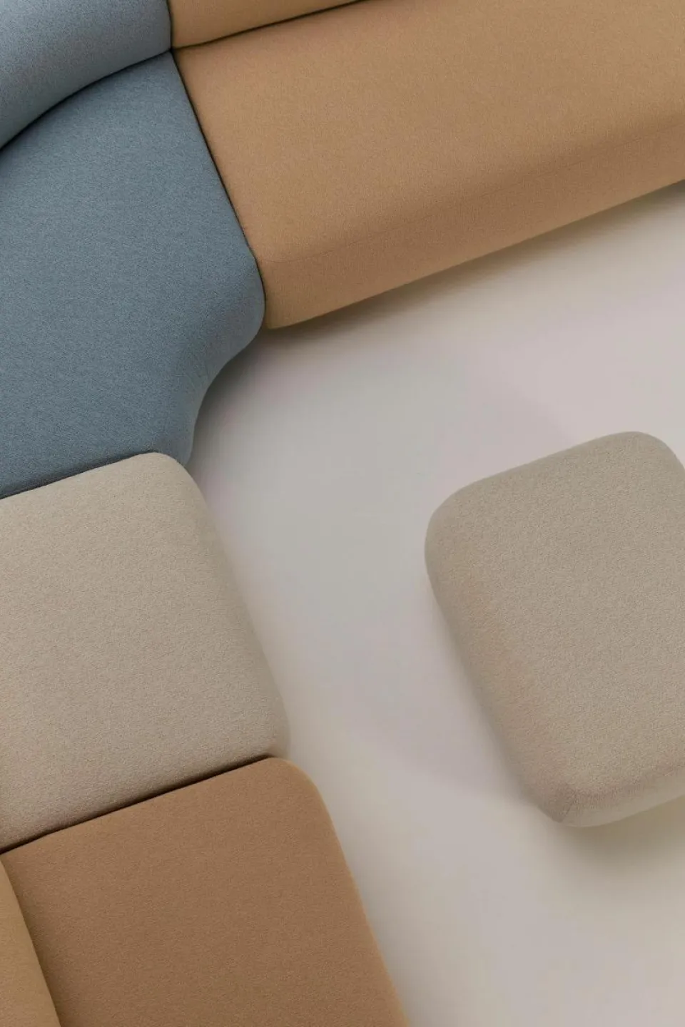 Westwing Collection Bouclé-Hocker Sofia
