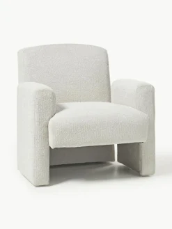 Westwing Collection Bouclé-Loungesessel Aven