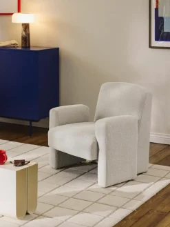 Westwing Collection Bouclé-Loungesessel Aven