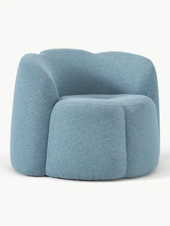 Westwing Collection Bouclé-Loungesessel Fleur
