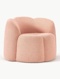 Westwing Collection Bouclé-Loungesessel Fleur