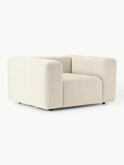 Westwing Collection Bouclé-Loungesessel Lena