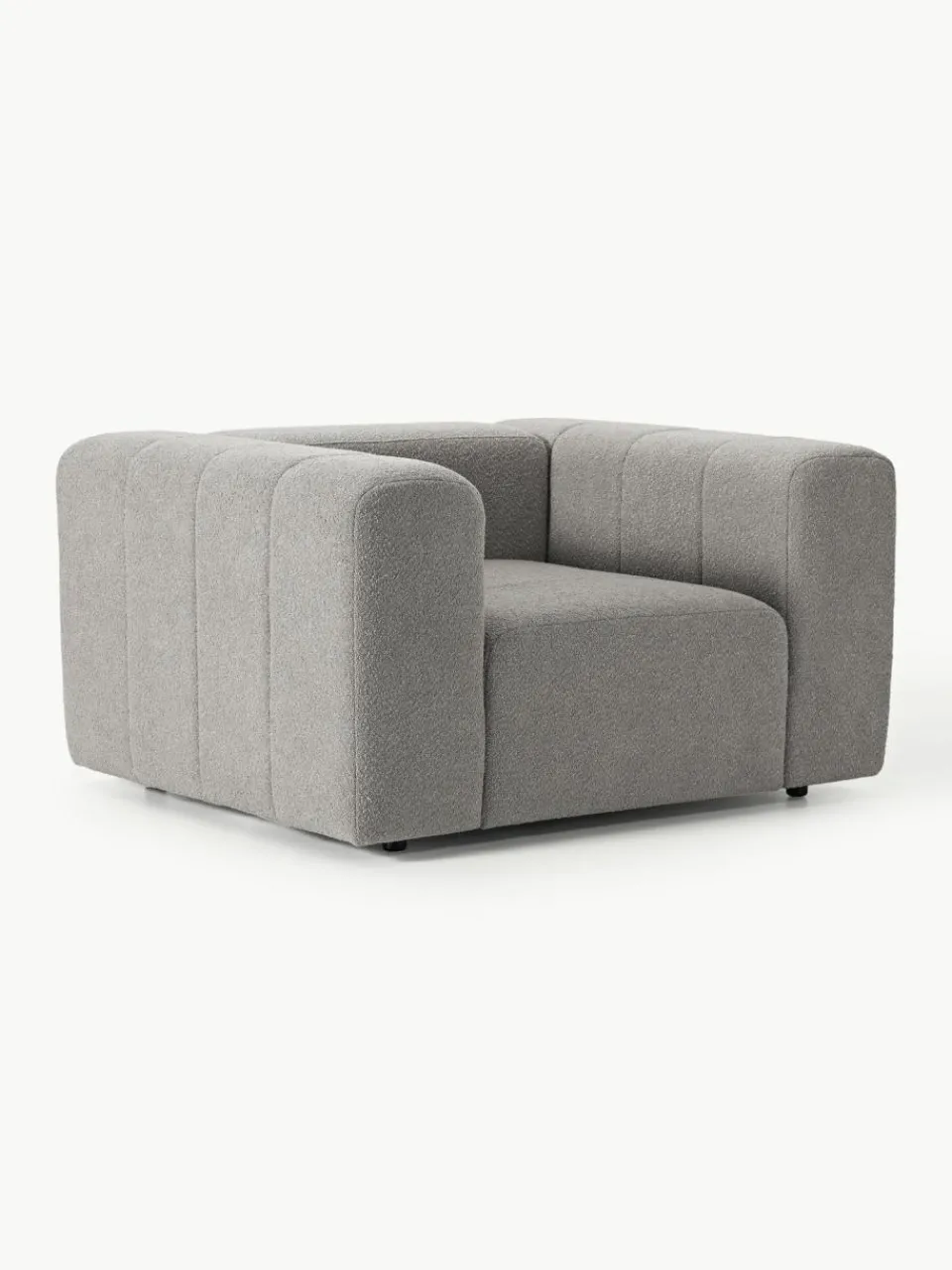 Westwing Collection Bouclé-Loungesessel Lena