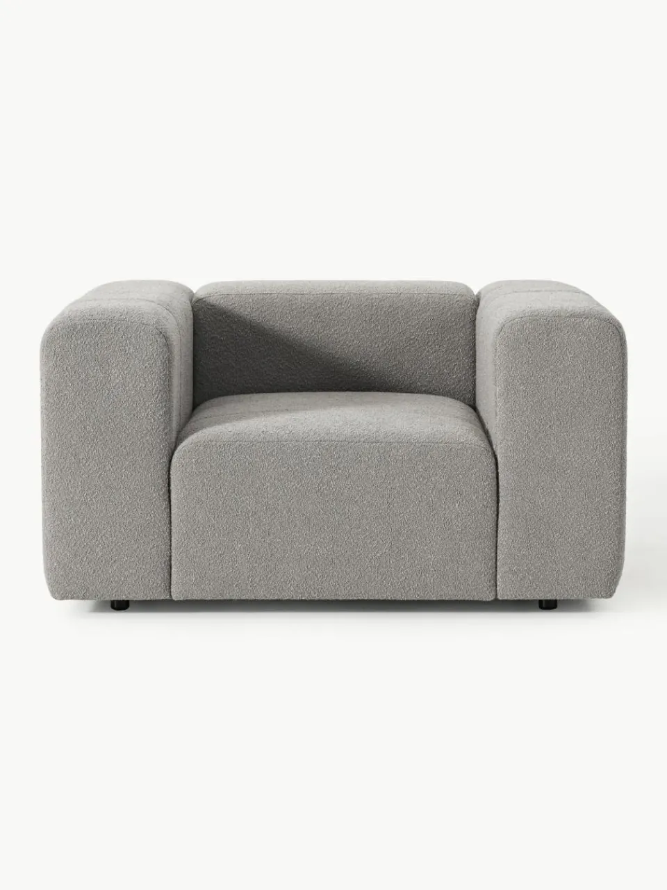 Westwing Collection Bouclé-Loungesessel Lena