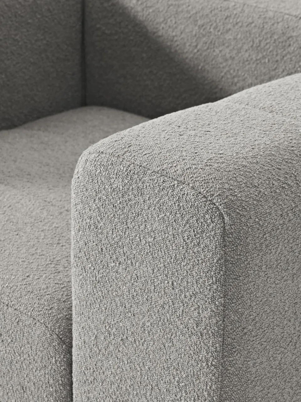 Westwing Collection Bouclé-Loungesessel Lena