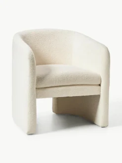 Westwing Collection Bouclé-Loungesessel Mairo