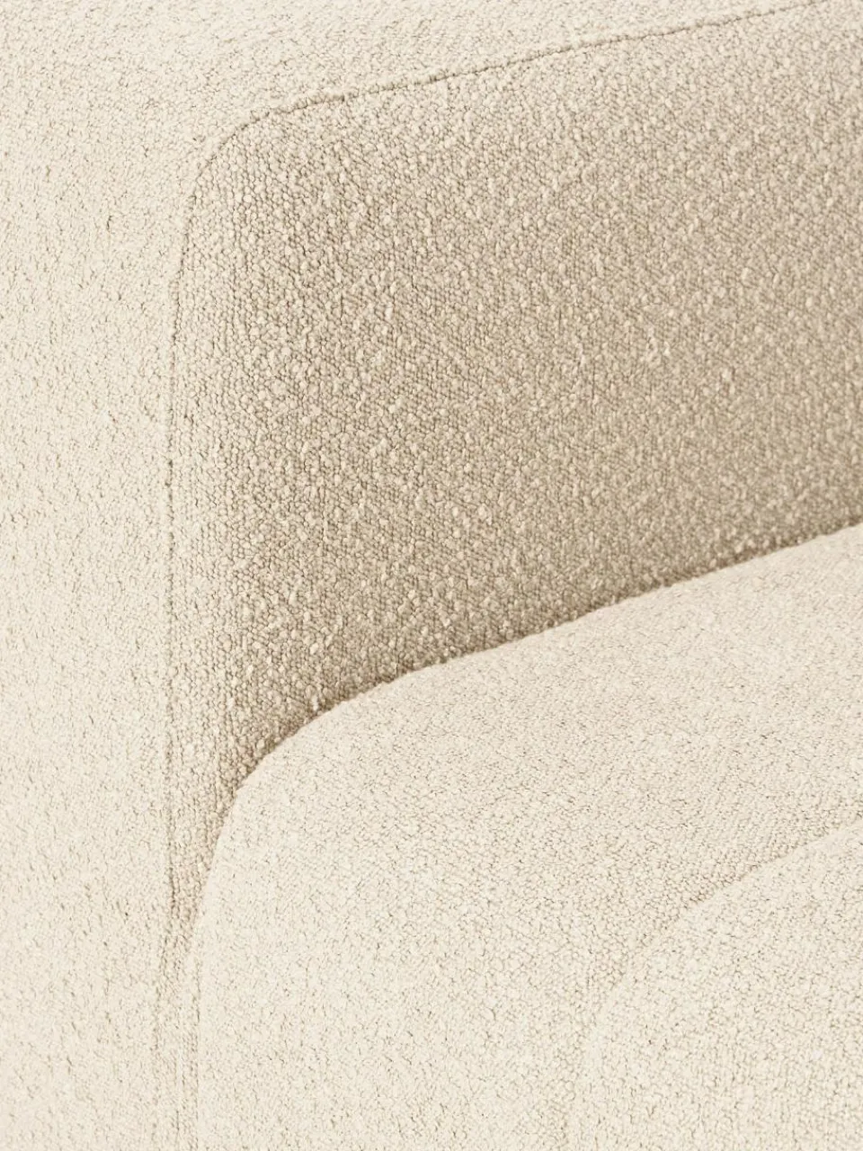 Westwing Collection Bouclé-Mittelmodul Lena