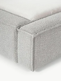 Westwing Collection Bouclé-Polsterbett Lennon