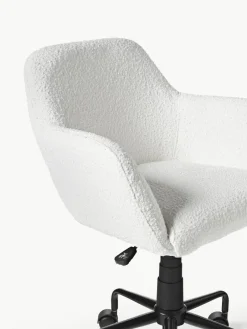 Westwing Collection Bouclé-Schreibtischstuhl Lucie