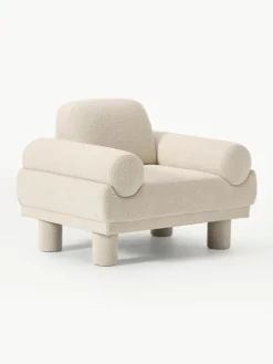 Westwing Collection Bouclé-Sessel Lilo