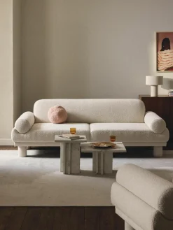 Westwing Collection Bouclé-Sofa Lilo (3-Sitzer)