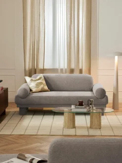 Westwing Collection Bouclé-Sofa Lilo (2-Sitzer)