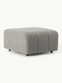 Westwing Collection Bouclé-Sofa-Hocker Lena