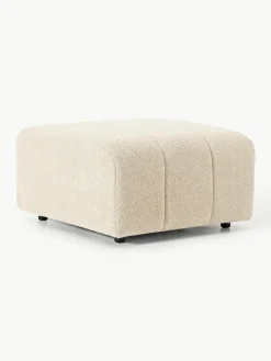 Westwing Collection Bouclé-Sofa-Hocker Lena