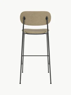 Audo Copenhagen Bouclé-Thekenstuhl Co mit Metall-Gestell