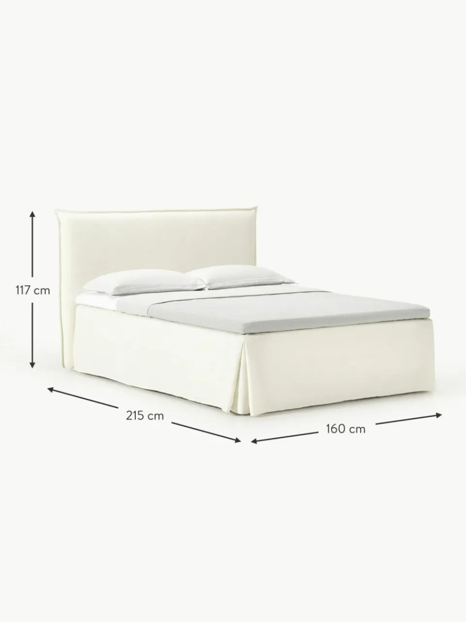 Westwing Collection Boxspringbett Viola