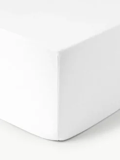 Westwing Collection Boxspring-Spannbettlaken Airy, gewaschenes Leinen