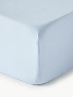 Westwing Collection Boxspring-Spannbettlaken Airy, gewaschenes Leinen