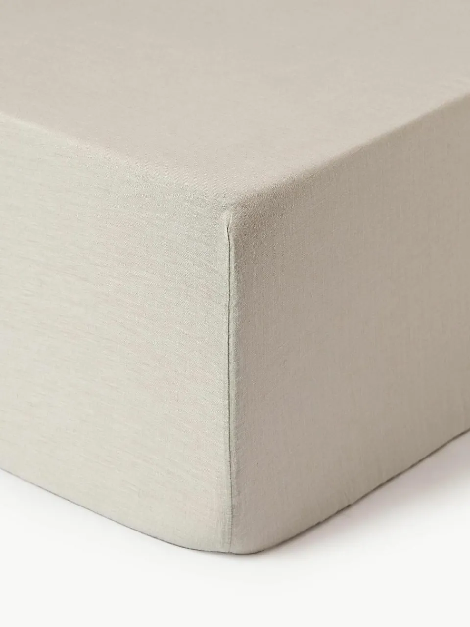 Westwing Collection Boxspring-Spannbettlaken Airy, gewaschenes Leinen