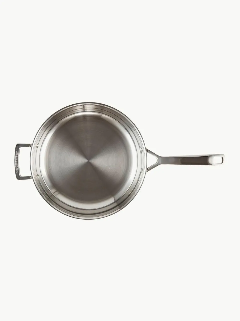 Le Creuset Bratpfanne Move mit Gegengriff aus 3-ply Edelstahl