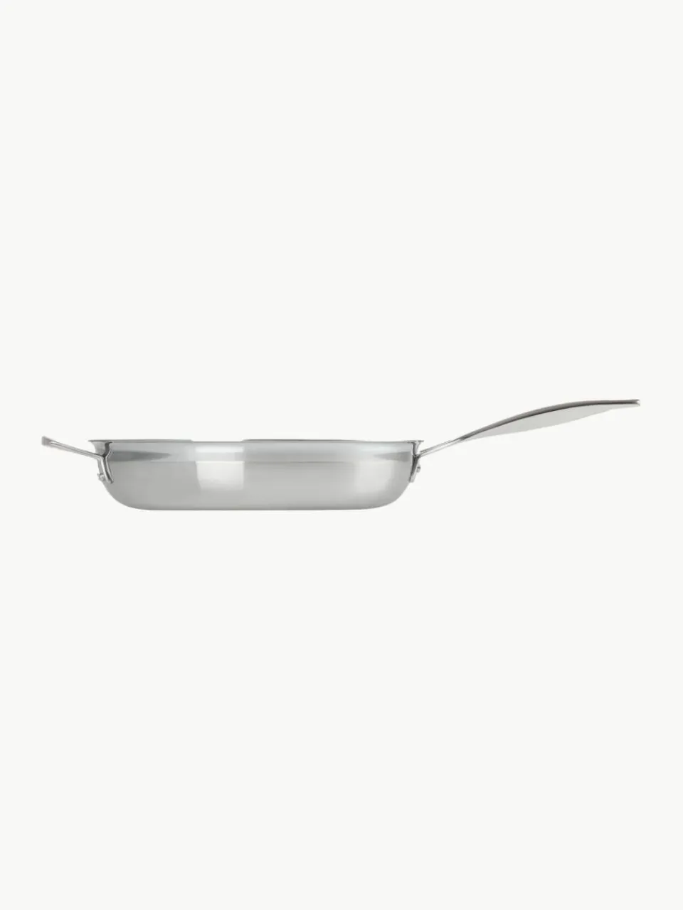Le Creuset Bratpfanne Move mit Gegengriff aus 3-ply Edelstahl
