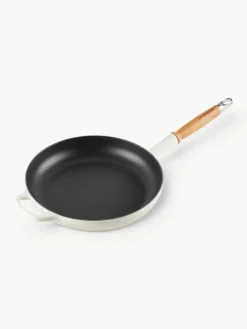 Le Creuset Bratpfanne Signature Collection aus Gusseisen mit Holzgriff