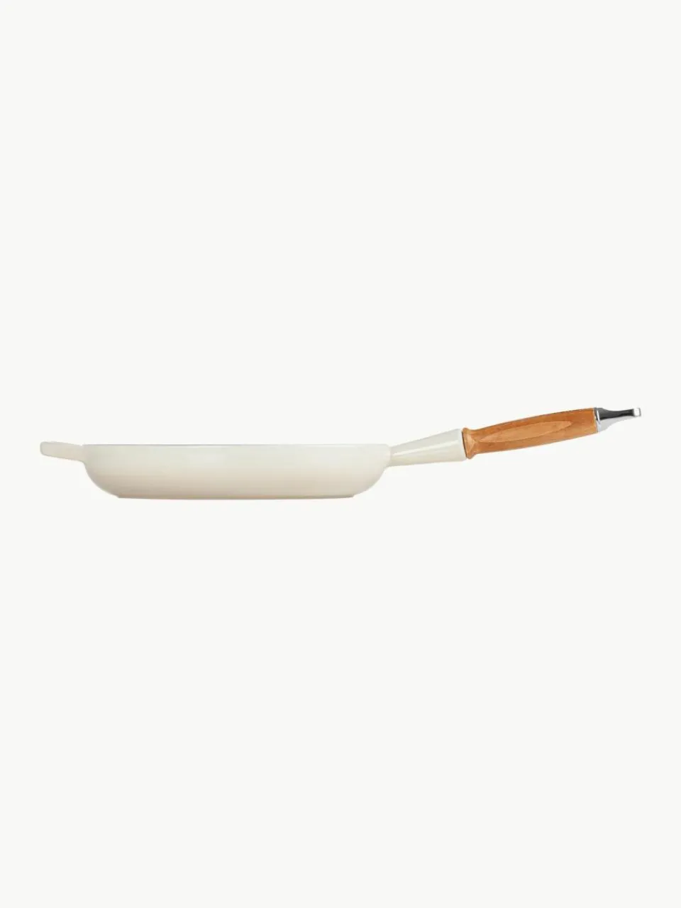 Le Creuset Bratpfanne Signature Collection aus Gusseisen mit Holzgriff