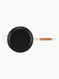 Le Creuset Bratpfanne Signature Collection aus Gusseisen mit Holzgriff