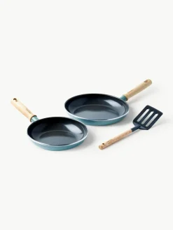GreenPan Bratpfannen Mayflower mit Pfannenschaufel, 3er-Set