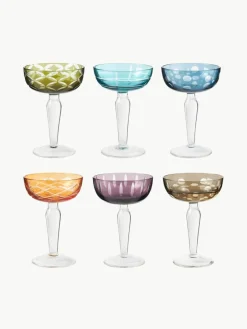 Pols Potten Champagnerschalen Cuttings, 6er-Set
