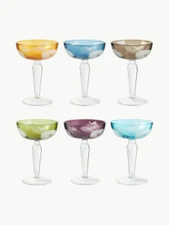 Pols Potten Champagnerschalen Peony, 6er-Set