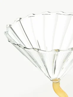 &k amsterdam Cocktailgläser Curve aus Borosilikatglas, 2 Stück