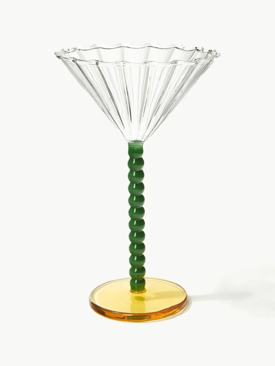 &k amsterdam Cocktailgläser Perle aus Borosilikatglas, 2 Stück