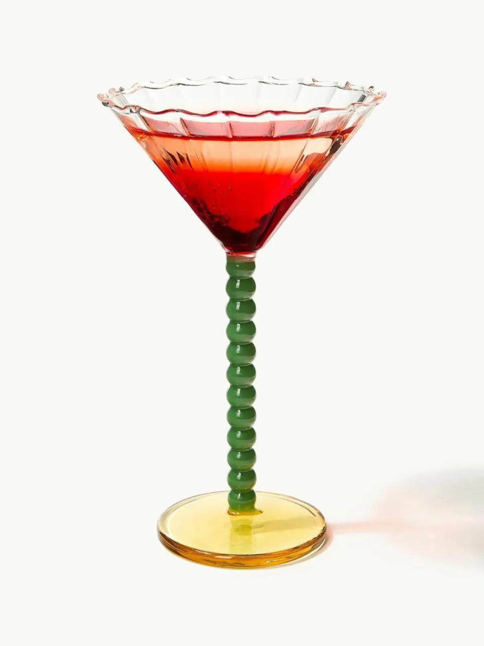 &k amsterdam Cocktailgläser Perle aus Borosilikatglas, 2 Stück
