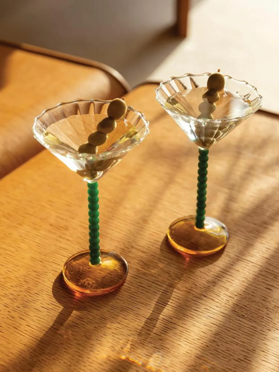 &k amsterdam Cocktailgläser Perle aus Borosilikatglas, 2 Stück