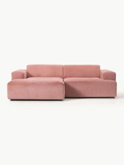 Westwing Collection Cord-Ecksofa Melva (3-Sitzer)