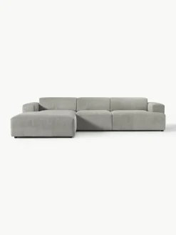 Westwing Collection Cord-Ecksofa Melva (4-Sitzer)