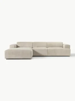 Westwing Collection Cord-Ecksofa Melva (4-Sitzer)