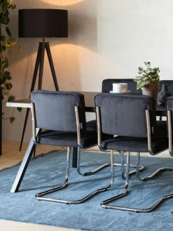 Zuiver Cord-Freischwinger Kink, 2 Stück