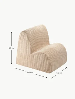 Kinder Wigiwama Cord-Kindersessel Cloud