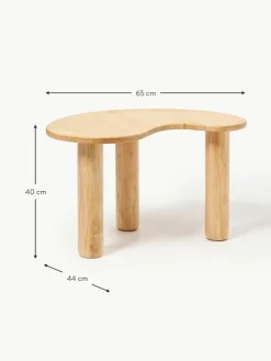 Bloomingville Couchtisch Luppa aus Gummibaumholz in organischer Form