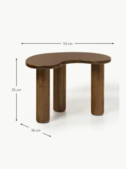 Bloomingville Couchtisch Luppa aus Gummibaumholz in organischer Form