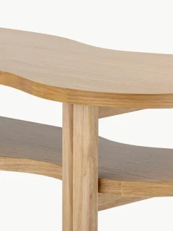 Bloomingville Couchtisch Valria aus Gummibaumholz in organischer Form