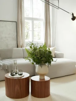 Westwing Collection Couchtische Dan aus Holz, 2er-Set