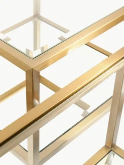 Kare Design Couchtische Luigi mit Spiegel-Böden, 4er-Set