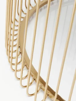 Kare Design Couchtische Wire mit Glasplatte, 2er-Set